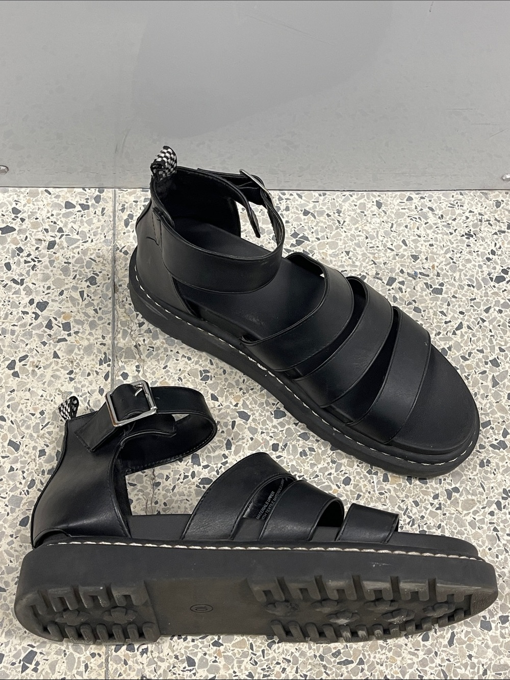 Wild Fable Black Strappy Platform Sandals